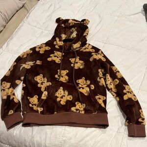 Brown Teddy Bear Hoodie